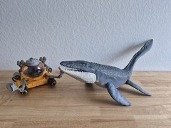 Jurassic World Park Fallen Kingdom Quest Mosasaurus Submarine Works AMC
