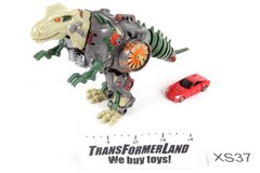 Transformers Armada Max-Cons Predacon Sideburn Skid-Z Incomplete