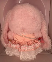 Baby Three Limited Edition 800% Happy Birthday Bunny with Cupcake Purse RARE