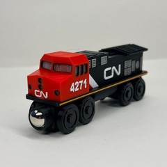 Wooden Railway Diesel Locomotive Engine Train Custom Made Thomas Train & Others