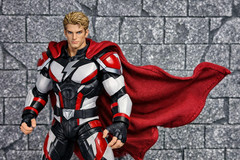 Handmade 1/12 red wired cape for tho 6″ Comics 80 ML Action Figure (No Figure)