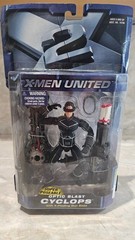 Cyclops X-Men 2 United Movie Action Figure Optic Blast Toybiz Marvel Legend