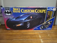 NEW 1991 Batman Returns Bruce Wayne Custom Coupe Kenner Sealed Vintage