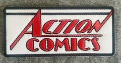 SUPERMAN embroidered Patch ACTION COMICS sew Iron Batman Super Heroes