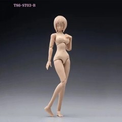 86TOYS 1/12 T86-ST03-B Suntan Large Bust Girl 6″ Female Action Figure Body &Head