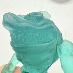 Street Sharks 5.5″ Action Figure Translucent Teal Bootleg Knock Off Resin KO