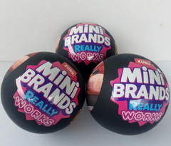 LOT OF 3! Zuru Mini Brands Really Works Vinyl Capsules BRAND NEW