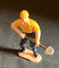 12 Mini Plastic Working Men Figure 1.5 in