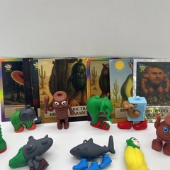 Italian Brainrot Toy Action Figures Brain Rot Lot Of 21 With12 Trading Cards