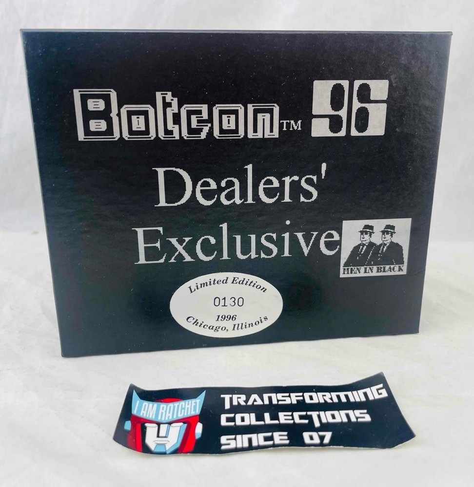 Transformers Botcon 1996 Beast Wars Onyx Primal Dealers’ Exclusive MISB