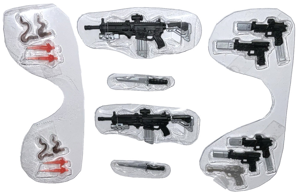 Marvel Legends SHIELD AGENT WEAPON LOT Knife Rifle Effects 6″ Figure Series