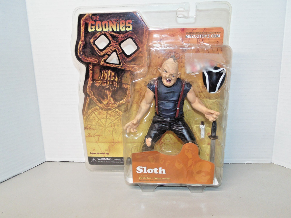 The Goonies Sloth Mezco Toyz Figure w/ Pirate Hat & Sword