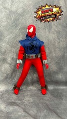 Custom 8″ Mego Scale SpiderMan Peter Parker Ben Reilly Scarlet Spider-Man & Case