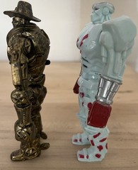 Real Steel Jakks Pacific Ambush & Six Shooter 5” Action Figures 1 Light Working