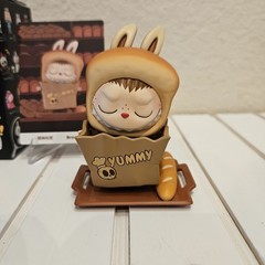 POP MART Labubu The Monsters Almost Hidden Bread Bag Figure Open Box, Card & Bag