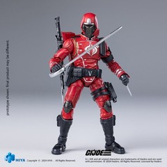 Hiya Toys 1/18 G.I. Joe Exquisite Mini Crimson Guard Action Figure Toy Model NIB