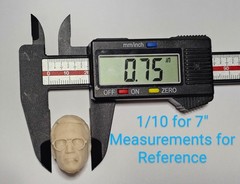 1:12 1:10 1:9 1:6 JAWS CHIEF MARTIN BRODY CUSTOM HEAD SCULPT UNPAINTED