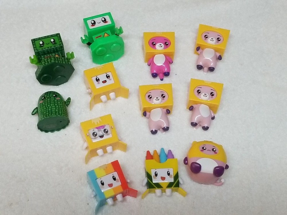 Lanky Box Figures Lot Of 12 & Canny Thicc, Hacker Ghosty & Lankybot, Crayon Box