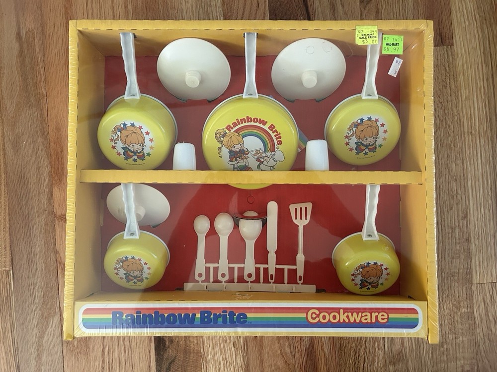 Rainbow Brite – Cookware Set NEW SEALED – Wolverine Toy 1983