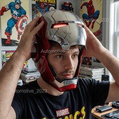 Iron Man Helmet Autoking MK5 1/1 Voice-controlled Transform Mask Cosplay Prop
