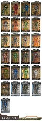 Halo Spartan Collection Figures 6.5 Series MK VII MK V B KAT-B320 Master Chief