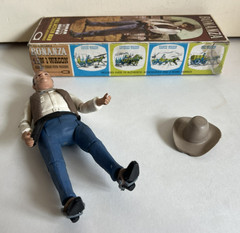 Vintage 1966 American Character BONANZA HOSS Full Action Figure Man #4002 w/Box