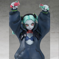 17 cm/ 6.7 in Cyberpunk Edgerunners Figure The Gun Rebecca Anime Figure No Box