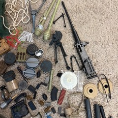 Huge Lot Of Vintage Hasbro 12in G.I. Joe, 21st Century Soldier Accessories