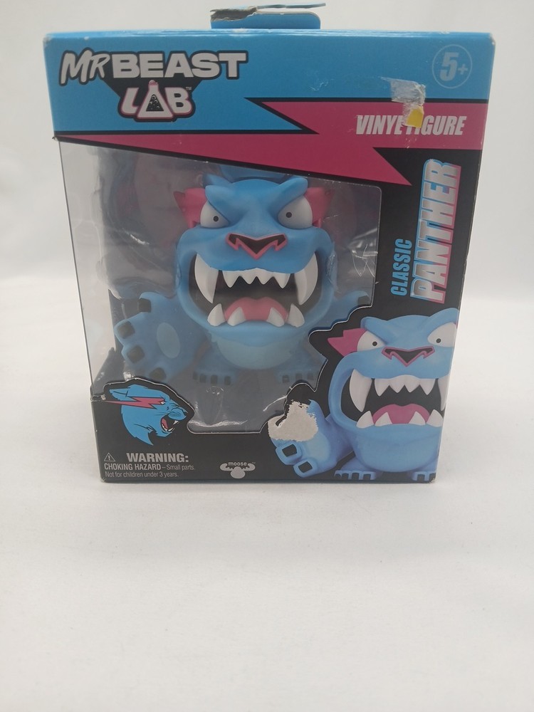 Mr Beast Lab Classic Panther Vinyl Figure New Open Box Christmas Birthday Gift