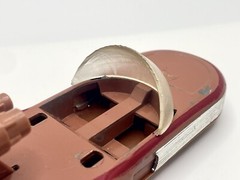 VINTAGE KENNER STAR WARS DIE-CAST METAL LANDSPEEDER WINDSHIELD PART REPRO 1978