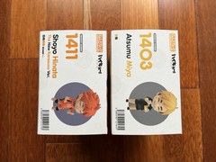 *NEW Authentic* Haikyu!! Hinata Shoyo Miya Atsumu Nendoroid Figure 1403 1411 GSC