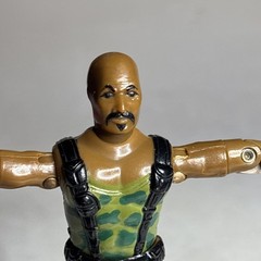 Vintage GI Joe Roadblock v1 Action Figure 1984 TIGHT NO CRACKS & Accessories