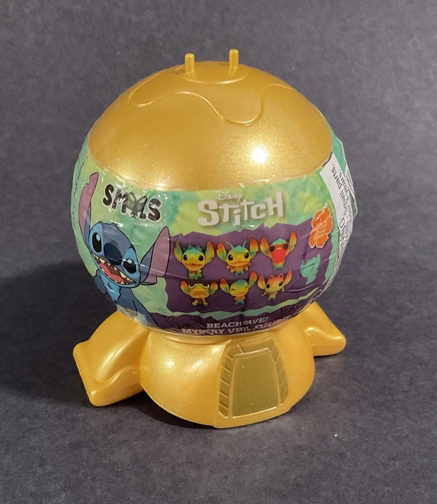 Disney Stitch Smols : Beach Waves Vinyl Figures New Sealed Blind Gold Capsule