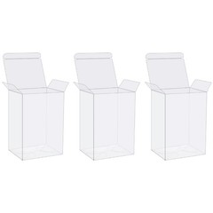 Set of 3 Protector Case for Funko Pop! Vinyl Figures – 4 inches