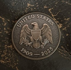 2025 RIP Final Penny / Cent Tribute Coin (With Coin Case). Minted From 1793-2025