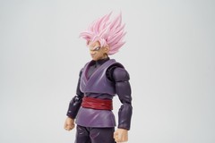 DL Custom SH Figuarts Goku Black 1/12 Matte Pink 2 Bodies Custom Figure