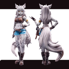 LADo TOYS ERA-001 Liya Mechanic Ver. 1/12 Furry Action Figure New Wolf Girl
