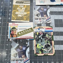 Vintage • G.I. Joe BLUEPRINTS / INSTRUCTIONS LOT (28 pcs) • Combat jet, Etc.