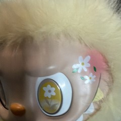 Custom Zimomo 38cm Medium Size – Pastel Yellow with Daisy and Butterfly Handmade