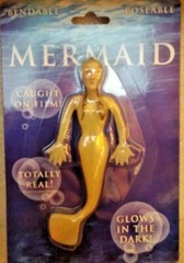 Mermaid Glow in the Dark Zombie Bendable / Poseable Mysterious Off the Wall Toys
