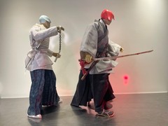 1:6 Custom ThreeA SAMURAI Ronin Shogun 2 Figure Lot, Stands Ashley Wood 3a Parts