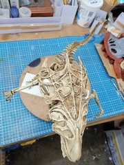 Extraterestrial Queen Skeletal 1/12 size “NECA Size”