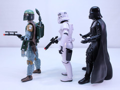 Disney Store Star Wars Action Figure Dolls Darth Vader Storm Trooper Boba Fett