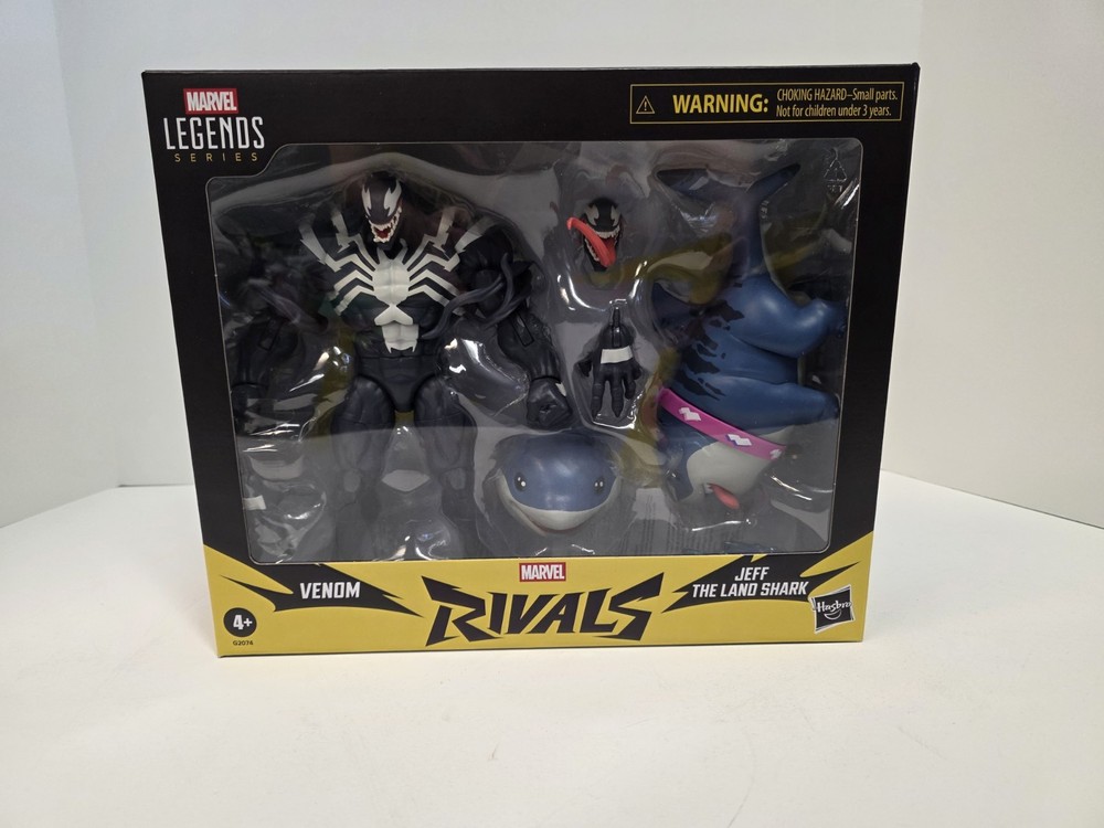 Marvel Legends Series Rivals Venom & Jeff Land Shark 6″ In Hand