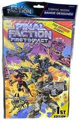 Final Faction First Impact Comic Book 1st Edition/Specialist Shift Action Figure