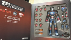 Iron Patriot 1/12 Marvel Iron Man 3 Play Imaginative Super Alloy Die-Cast