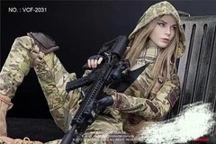 Villa Camouflage Female Soldier 1/6 Action Figure Verycool VCF-2031 In Stock