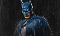 BATMAN EXCLUSIVE BRAWL DAMAGE FACE 1/6 SIXTH SCALE SIDESHOW ITEM 2013