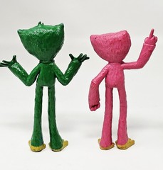 Poppy Playtime Collectable Mini Figures Figures Huggy Wuggy Kissy Missy Scary