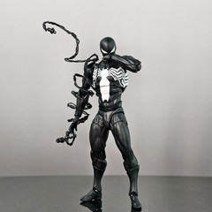 New In Box Mess Toys Symbiote Spider-Man Action Figure Toy With Extra Webbing